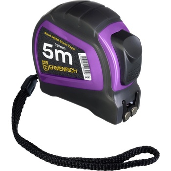 Levenhuk Ролетка Ermenrich Reel SQ50 purple, 5m, двустранна, магнитен връх, самозаключваща се (Reel SQ50 purple)