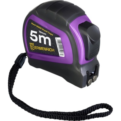 Levenhuk Ролетка Ermenrich Reel SQ50 purple, 5m, двустранна, магнитен връх, самозаключваща се (Reel SQ50 purple)