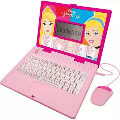 Lexibook Vzdělávací notebook Disney Princess Trilingual UA/PENG/PL 186 aktivit