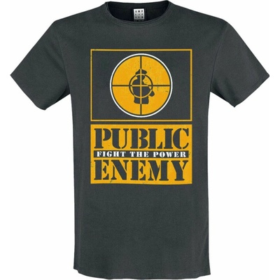 Metal Amplified Public Enemy YELLOW FIGHT THE POWER černá
