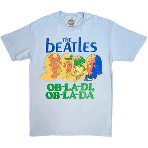 The Beatles Vintage Ob La Di (Back Print) Pale Blue M Риза (BEATTEE01MPB02)