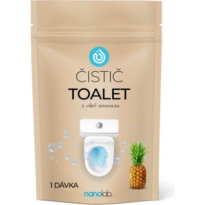 Nanolab Přírodní čistič TOALET s vůní Ananas 230 g