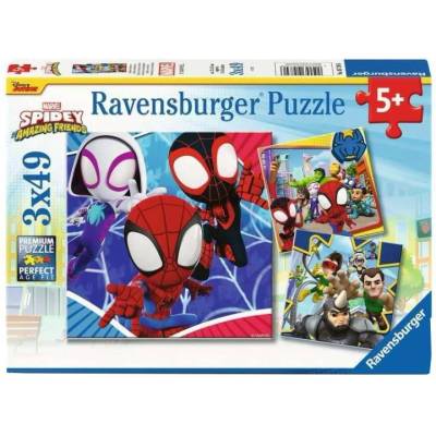 Ravensburger Puzzle Ravensburger Spidey's Adventures 3x49pc