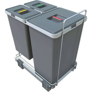 Elletipi Ecofil - Кош за отпадъци разделен 40л PF01 44B1 (PF01 44B1)