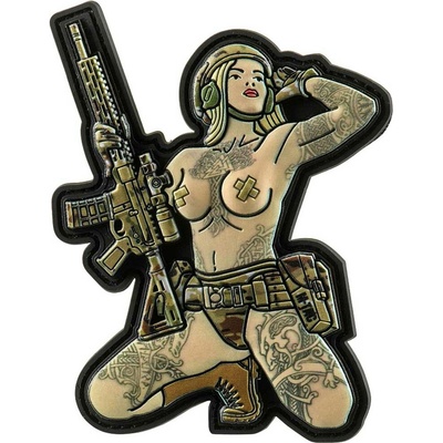 Nášivka M-Tac Tactical Girl No. 1 Skandinavik PVC – MultiCam