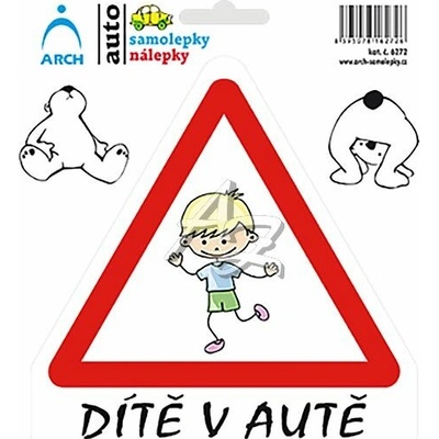 Dítě v autě - 150x175 cm