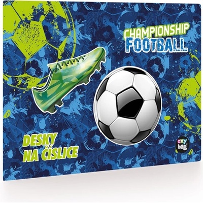 Dosky na číslice Futbal 2