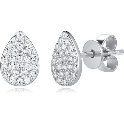 Silverino náušnice se zirkony 3662