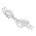 ANCO 321333 H03VV H2-F 2, 5A 250V 2X0, 75mm2 2m бял проводник с превключвател (321333)