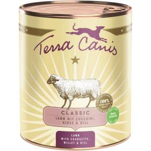 Terra Canis Агнешка с тиквички, просо и копър 800 г