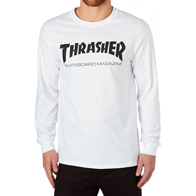 Thrasher SKATE MAG LS White