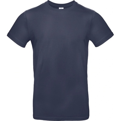 B&C Collection B&C E190 / Мъжка тениска от плътен памук - тъмносиня XS (01003Tu3400)