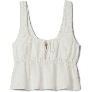 Brixton Дамски топ Brixton Women's The Abigail Tie Top - Off White Floral (916-5606-0112)