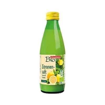 Rinatura Citronová šťáva 100% Bio 250 ml