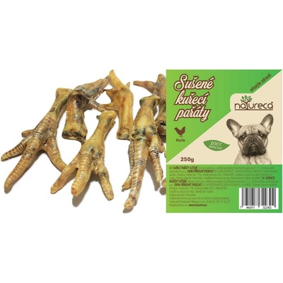 Natureca pochoutka Kuřecí pařáty sušené 250 g