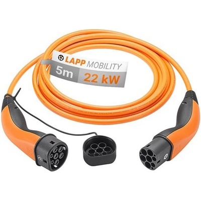 LAPP 61789 typ 2 22kW 32A 3 fázy 5m pre elektromobil