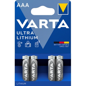 Varta Ultra Lithium 4ks AAA 6103301404