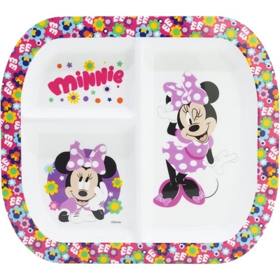 STOR Dětský obdélníkový talíř Minnie