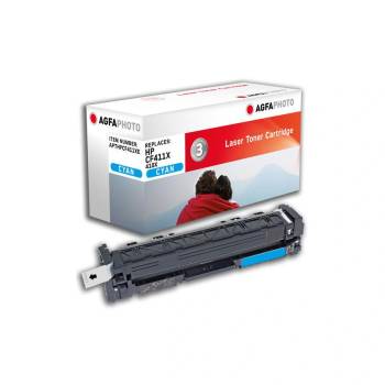 Compatible AgfaPhoto CF411X Тонер циан - съвместим с HP (APTHPCF411XE) (APTHPCF411XE)