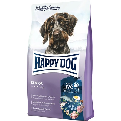 Happy Dog Supreme fit & vital Двойна опаковка: Happy Dog Supreme суха храна за кучета - Fit & vital Senior (2 x 12 кг)