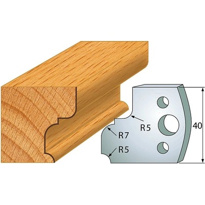 IGM Professional IGM Profil 082 - pár nožov 40x4mm SP F026-082
