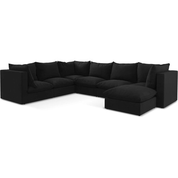 makamii Черен ъглов диван (ляв ъгъл/U форма) Manao - Makamii (MANAO_UR_41_P1_C8)