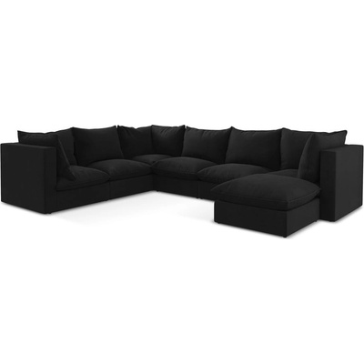 makamii Черен ъглов диван (ляв ъгъл/U форма) Manao - Makamii (MANAO_UR_41_P1_C8)