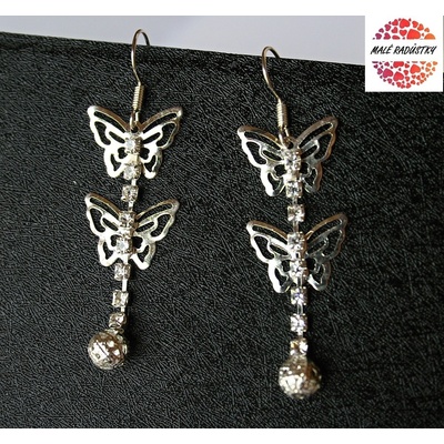 Fashion Jewerly Stříbrní motýlci 481