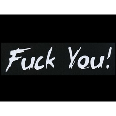 Nášivka FUCK YOU