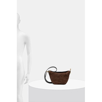 Zadig&Voltaire Велурена чанта zadig&voltaire baby jane suede (lwba04199)