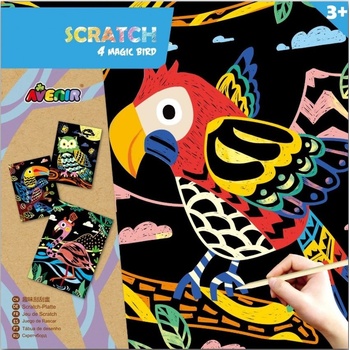 Škrabací obrázky Ptáci Avenir