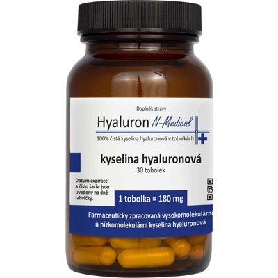 N-Medical Hyaluron kyselina hyalurónová 30 kapsúl