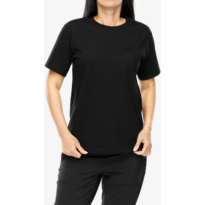 Arcteryx Bavlnené tričko dámske Kragg Cotton Little Bird Crew SS black