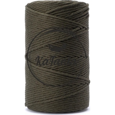 Macrame priadza KaFanta PREMIUM 3mm/100m - khaki