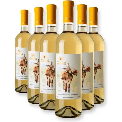 Danieli Winery KISI polosladké bílé víno 12% 6 x 0,75 l (holá lahev)