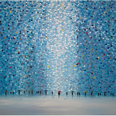 Plakát, Obraz - 8 Umbrellas, Ekaterina Ermilkina, 40 × 40 cm