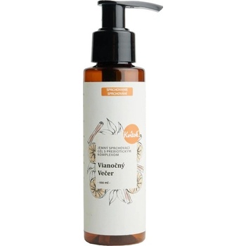 Kvitok jemný sprchový gél s prebiotickým komplexom Vianočný večer 100 ml