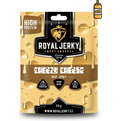 Royal Jerky hovězí cheezy cheese 22 g – Zbozi.Blesk.cz