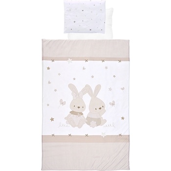 Lorelli Бебешки спален комплект Lorelli - Honey Bunny, 4 части, Бежов (20800026501)