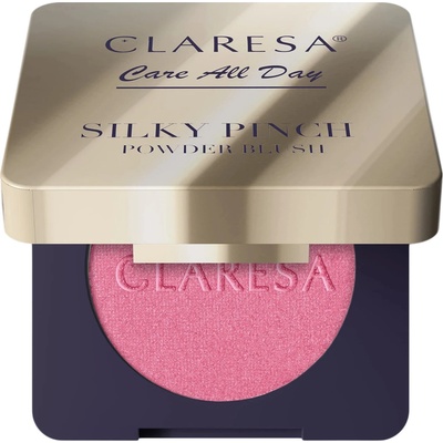 Claresa Care All Day Silky Pinch Powder Blush Púderová lícenka Hibiscus 01 2 g