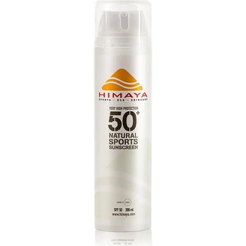 HIMAYA Natural Sports Sunscreen Solar Cream SPF50+ 200ml - Clear