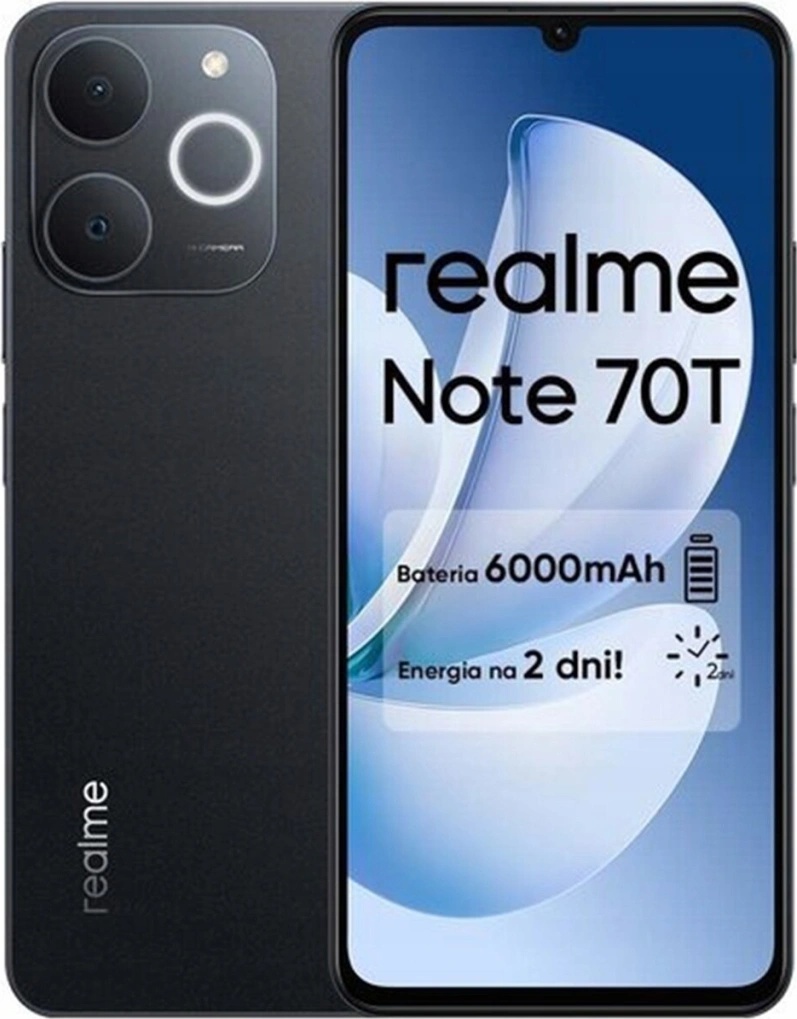 realme note 70t 4GB/256GB新品未開封 realme Note 70T 4GB/256GB Obsidian Black od 8 899 Kč - Heureka.cz