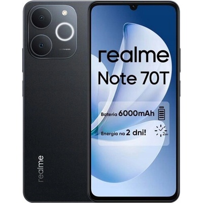 Realme Note 70T 4GB/256GB Obsidian Black – Zboží Živě
