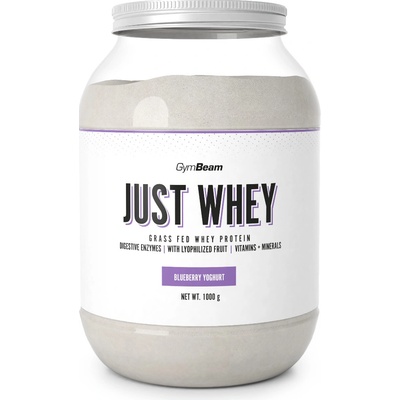 GymBeam Just Whey borůvkový jogurt 1000 g – Zbozi.Blesk.cz