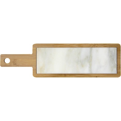 Horecano - Бамбукова дъска за сервиране с мраморна плоча (1270SJ4508) (0147125)