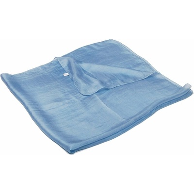 Hedvábný šátek světle šedomodrý – Zbozi.Blesk.cz