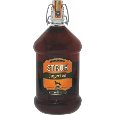 Jagertee Stroh Krug 40% 1 l (čistá fľaša)