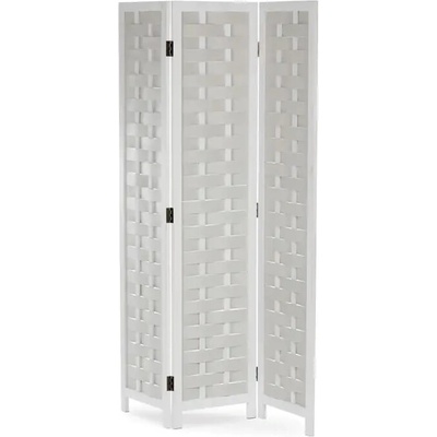 Autronic Paraván dřevěný EF-L186 WT bílý