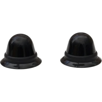 Image 1 of 665 Super Silicone Nipple Suckers with Travel Case Black