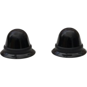 665 Super Silicone Nipple Suckers with Travel Case Black
